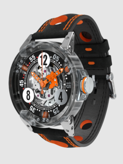 BRM Racing V6-44-SA Makrolon Orange Replica Watch